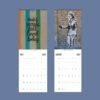 2027 wall calendar showing July and August street art