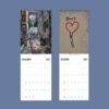 2027 wall calendar featuring street art photography November December