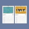 2027 wall calendar showing January and February pages