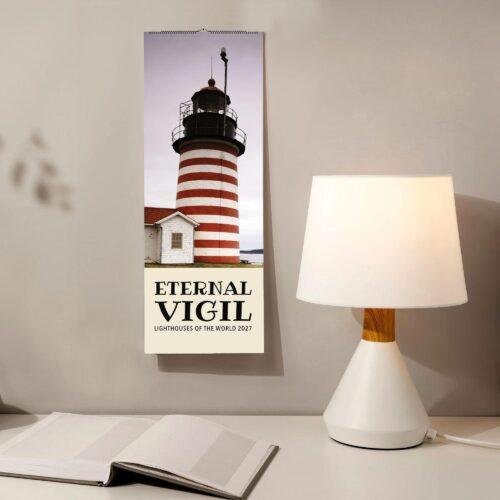 Eternal Vigil Lighthouses of the World 2027 wall calendar